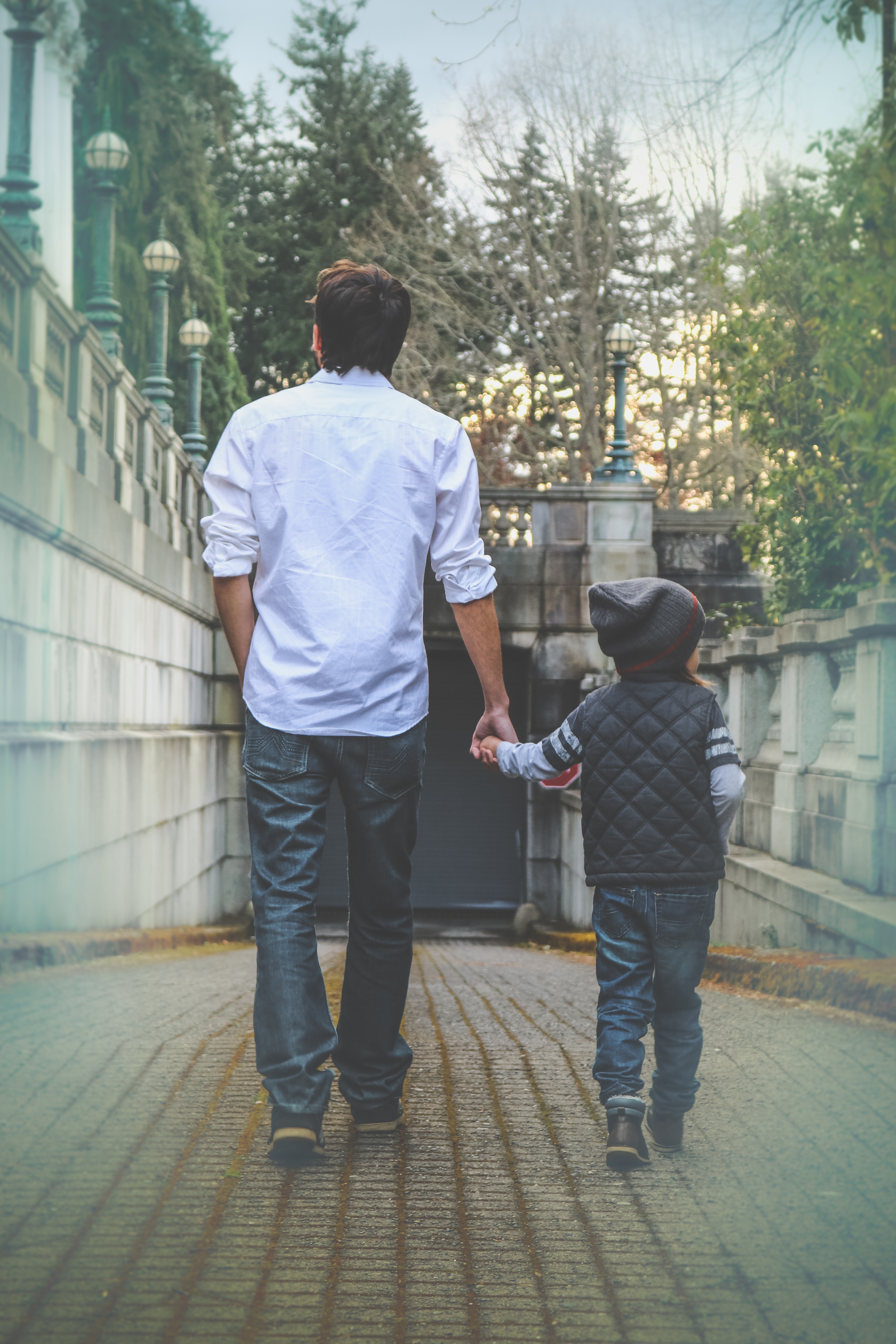 Dad and child together